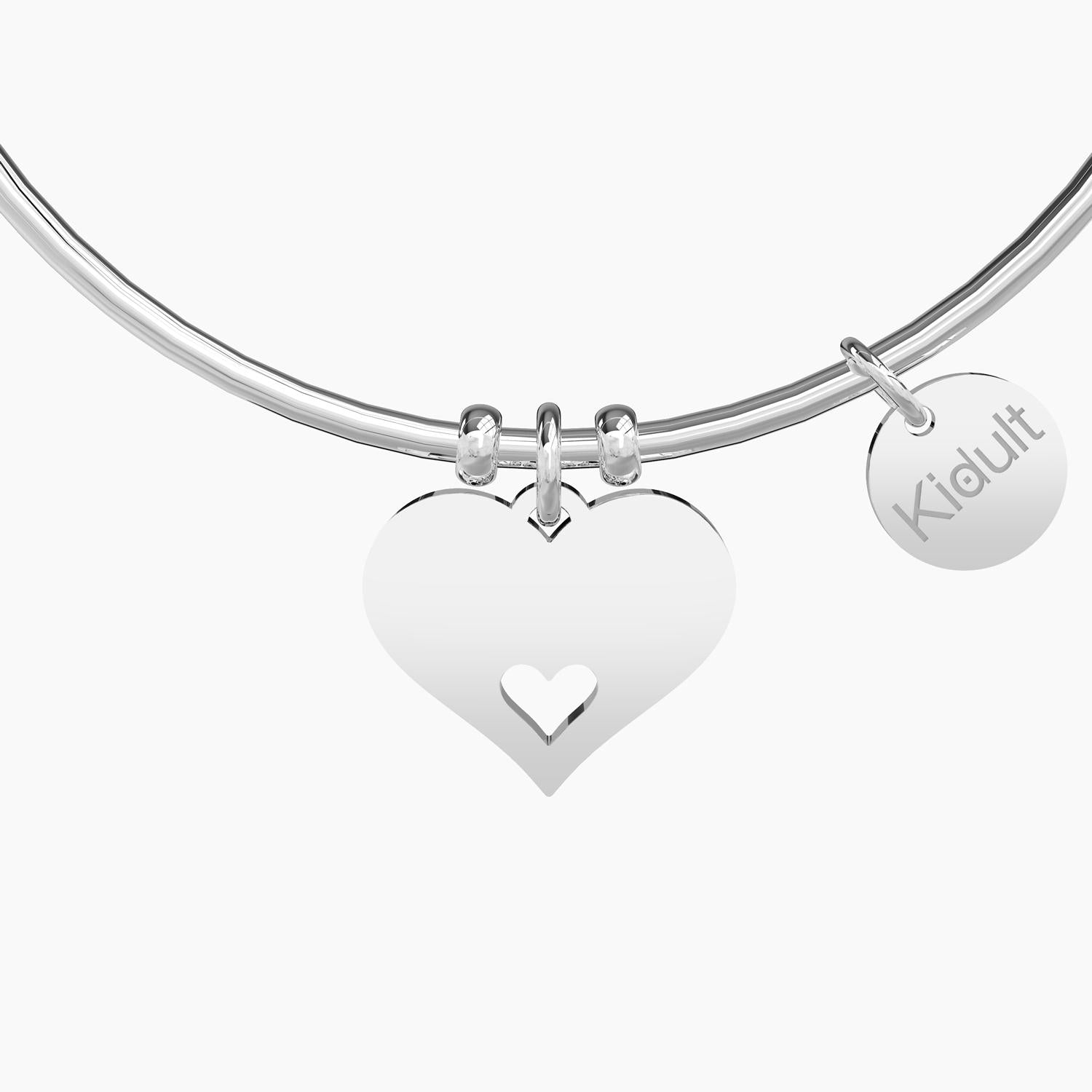 Bangle con cuore Famiglia