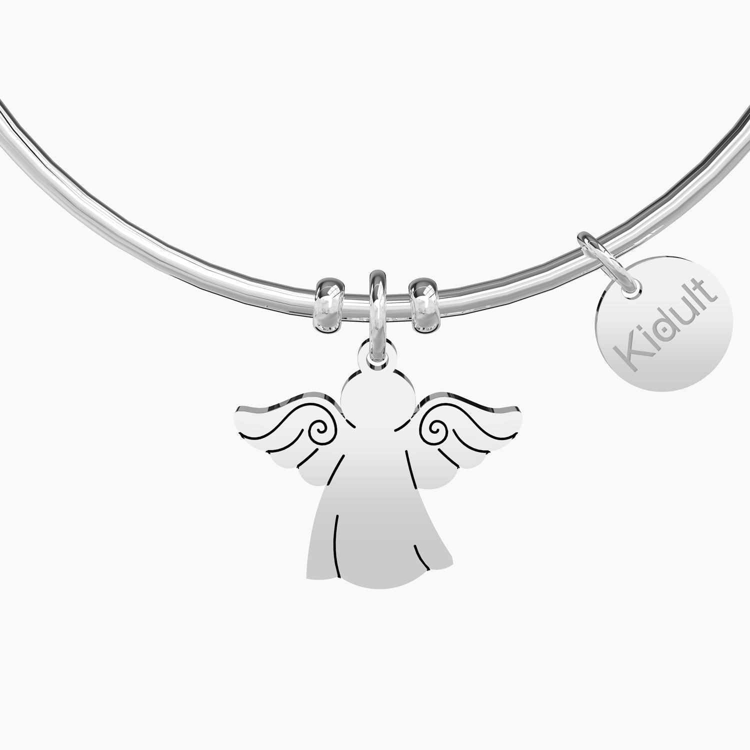 Bracciale rigido da donna con ciondolo Mano di Fatima