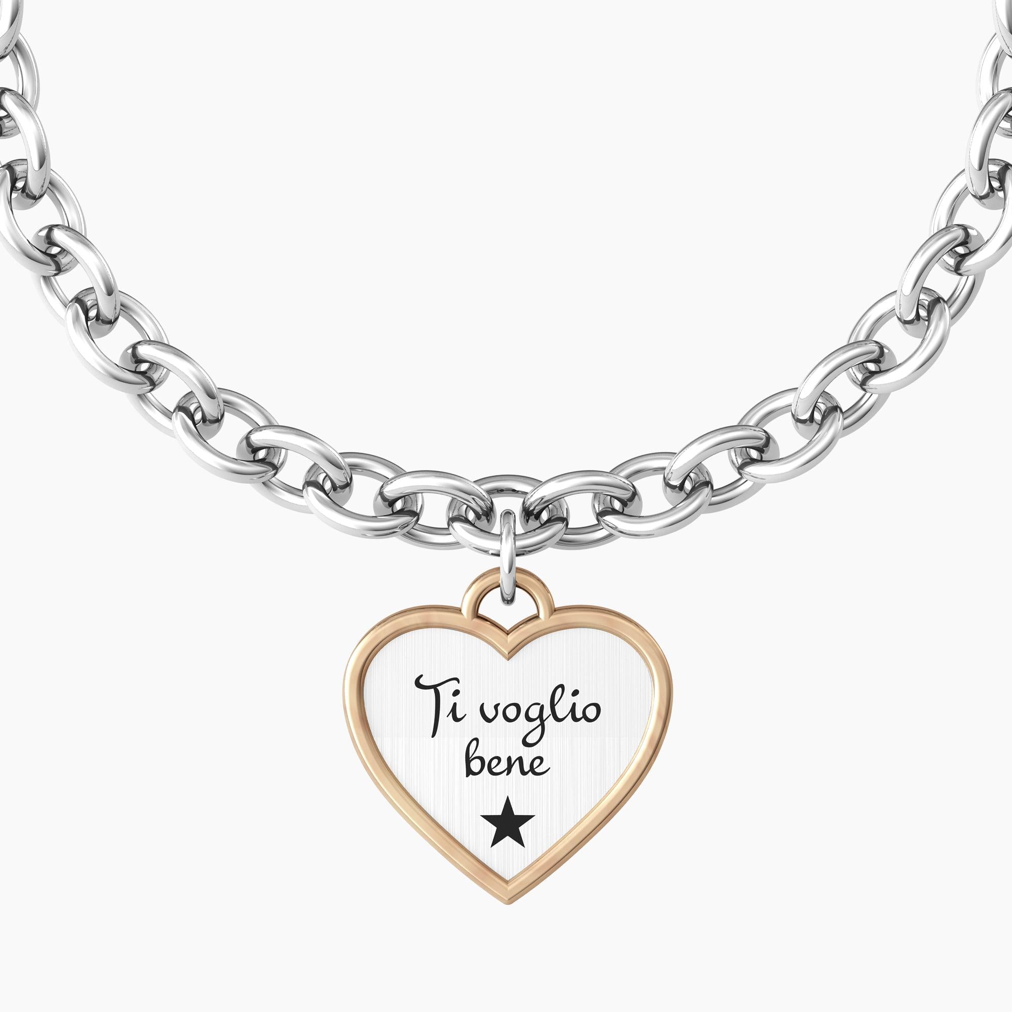 Bracciale zia con ciondolo cuore