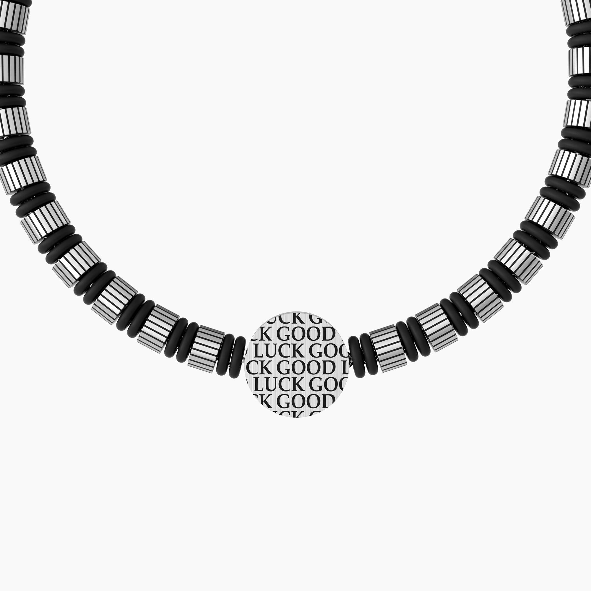 Bracciale da uomo con quadrifoglio