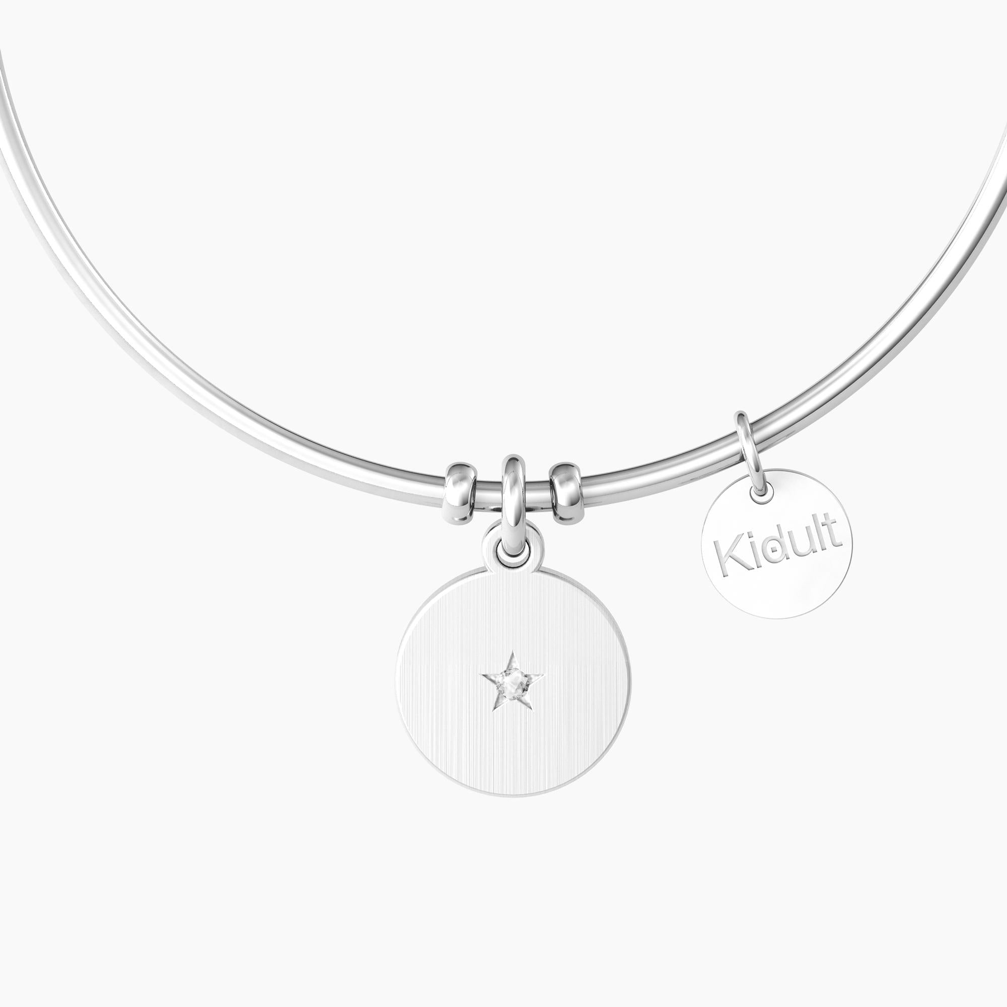 Bracciale rigido con ciondolo sole
