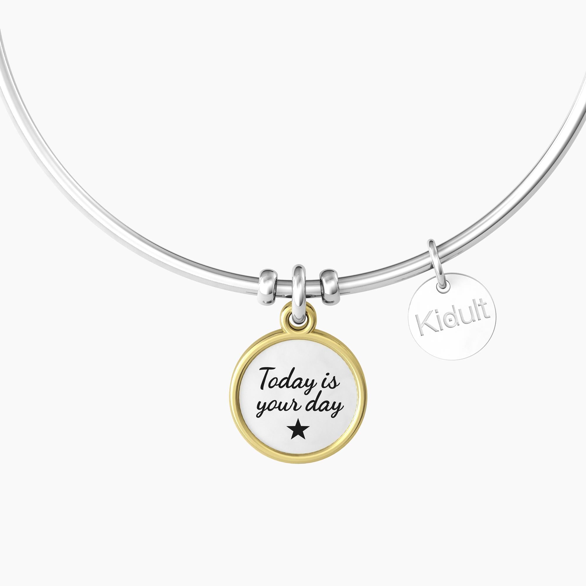 Bracciale rigido donna con ciondolo stella