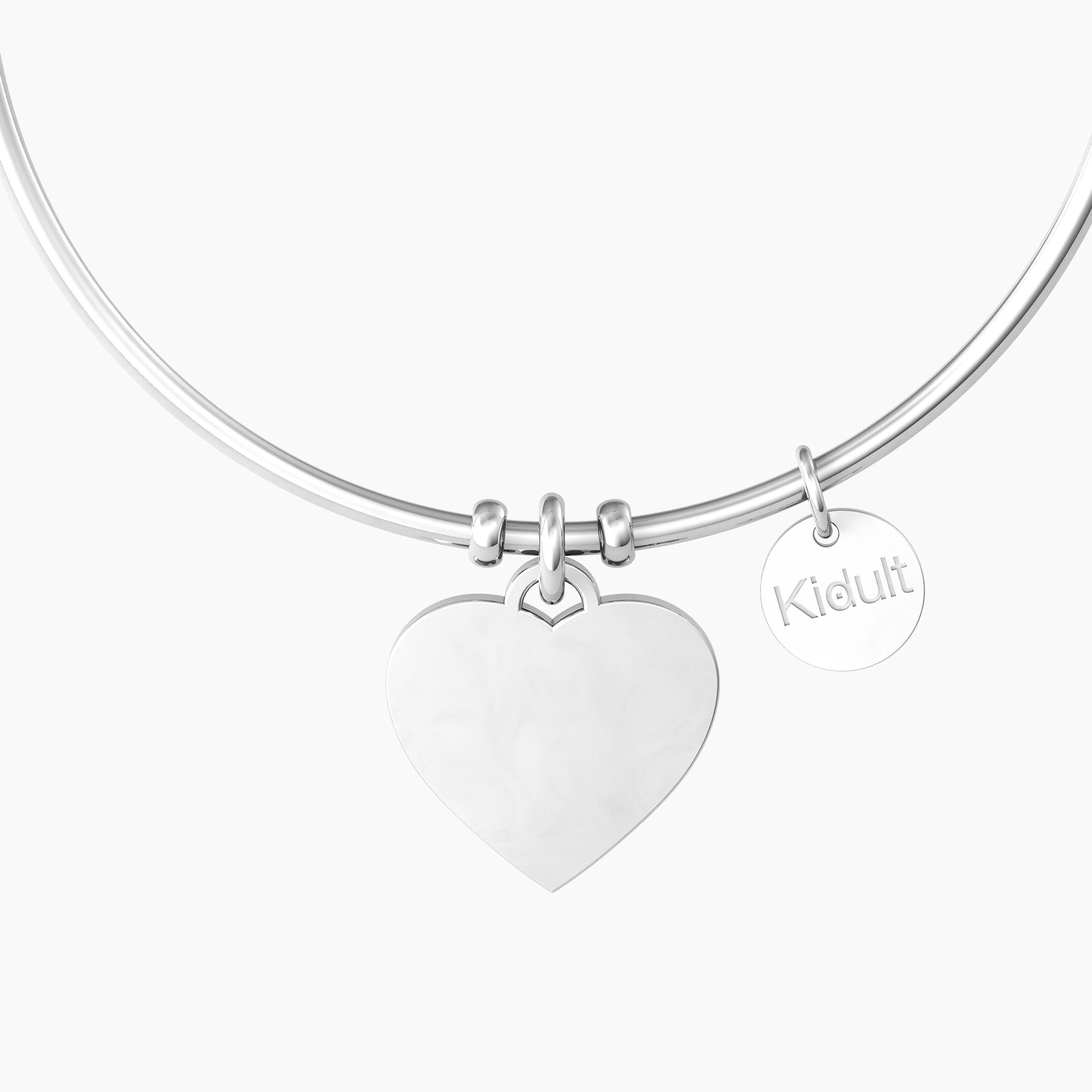 Bracciale rigido Amica con ciondolo cuore