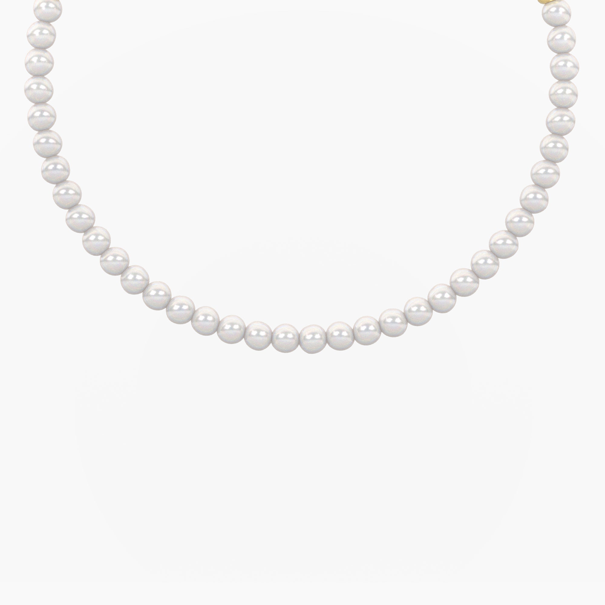 Bracciale componibile dorato con perle conchiglia