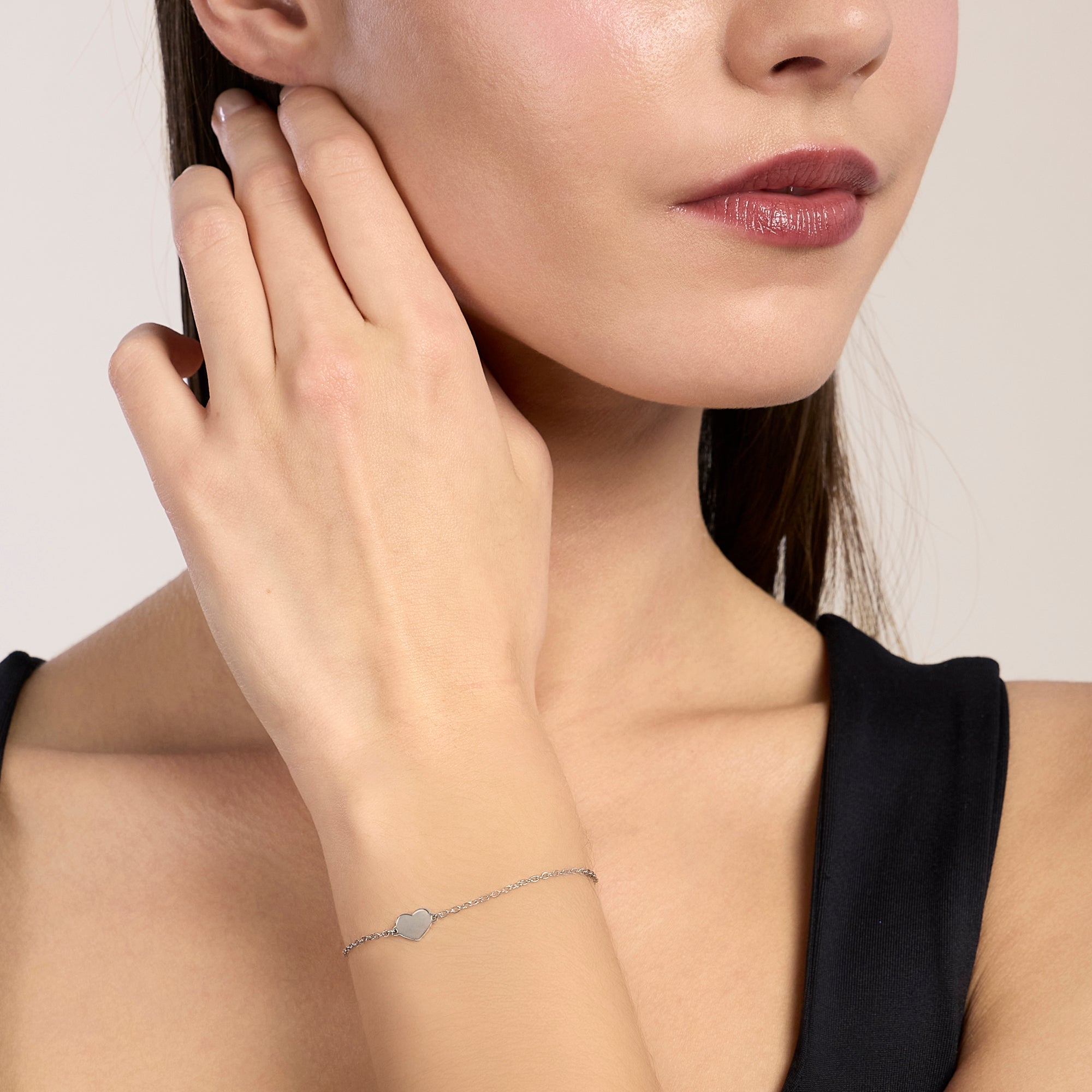 Bracciale Infinity con cuore