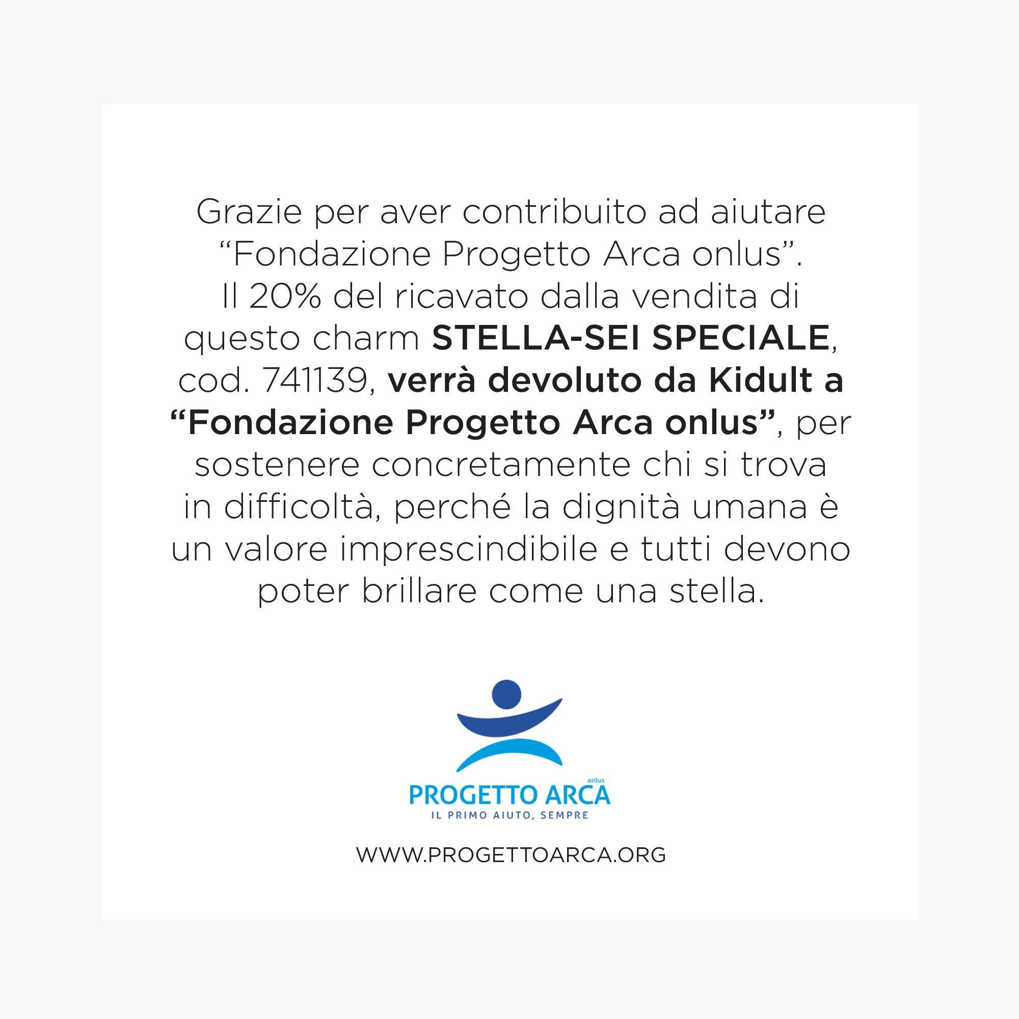 Ciondolo stella con cristalli