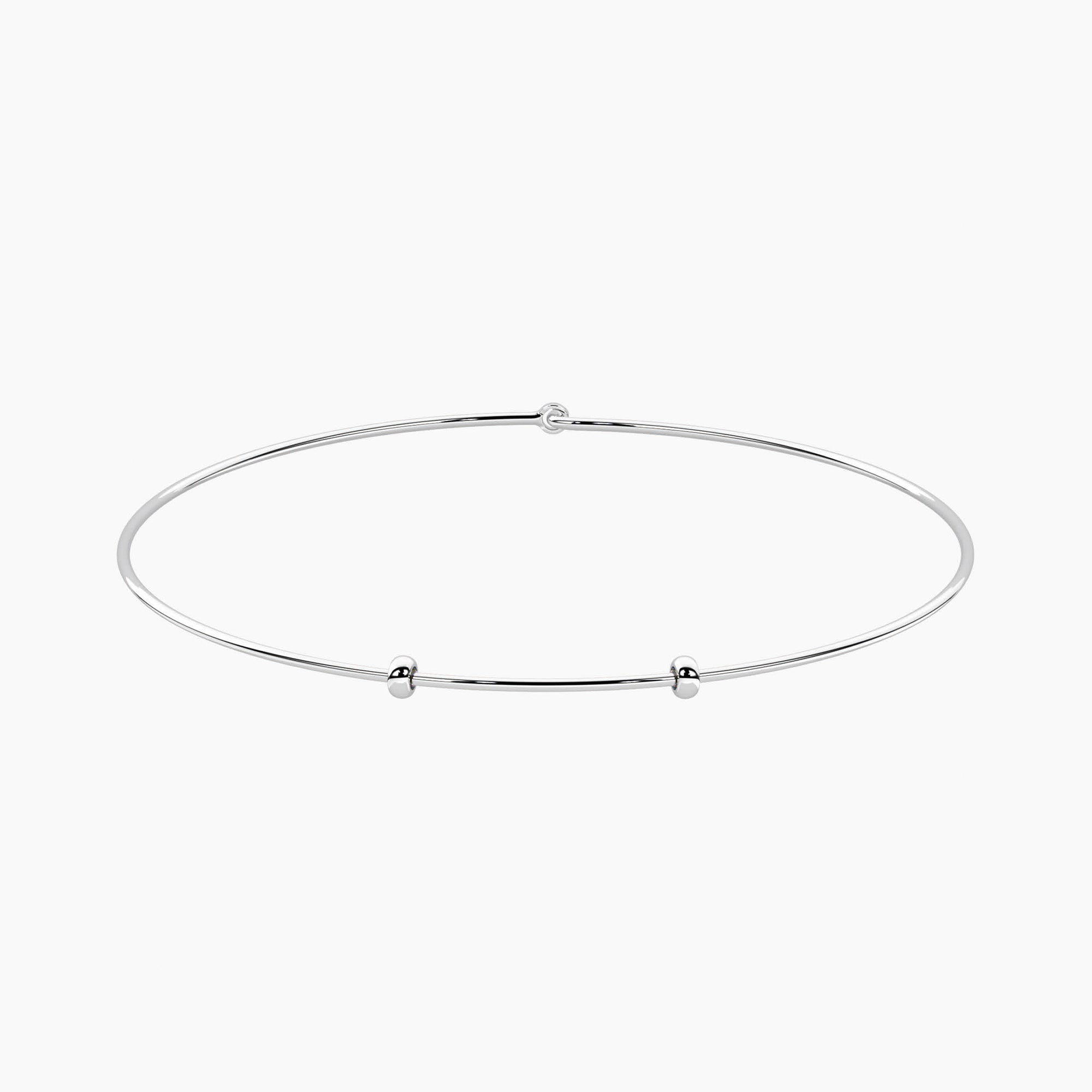 Collana rigida girocollo componibile in acciaio