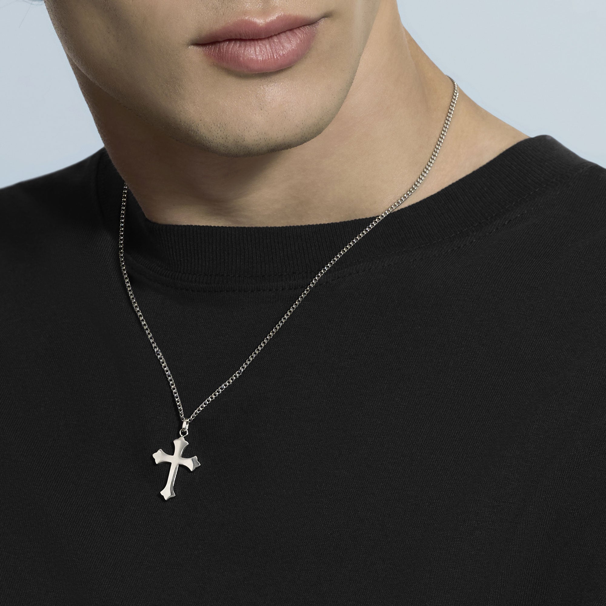 Collana da uomo con croce