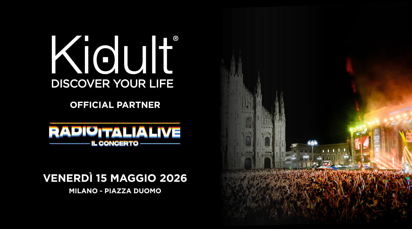 Kidult è Official Partner di Radio Italia Live - Il Concerto, Milano il 15 maggio