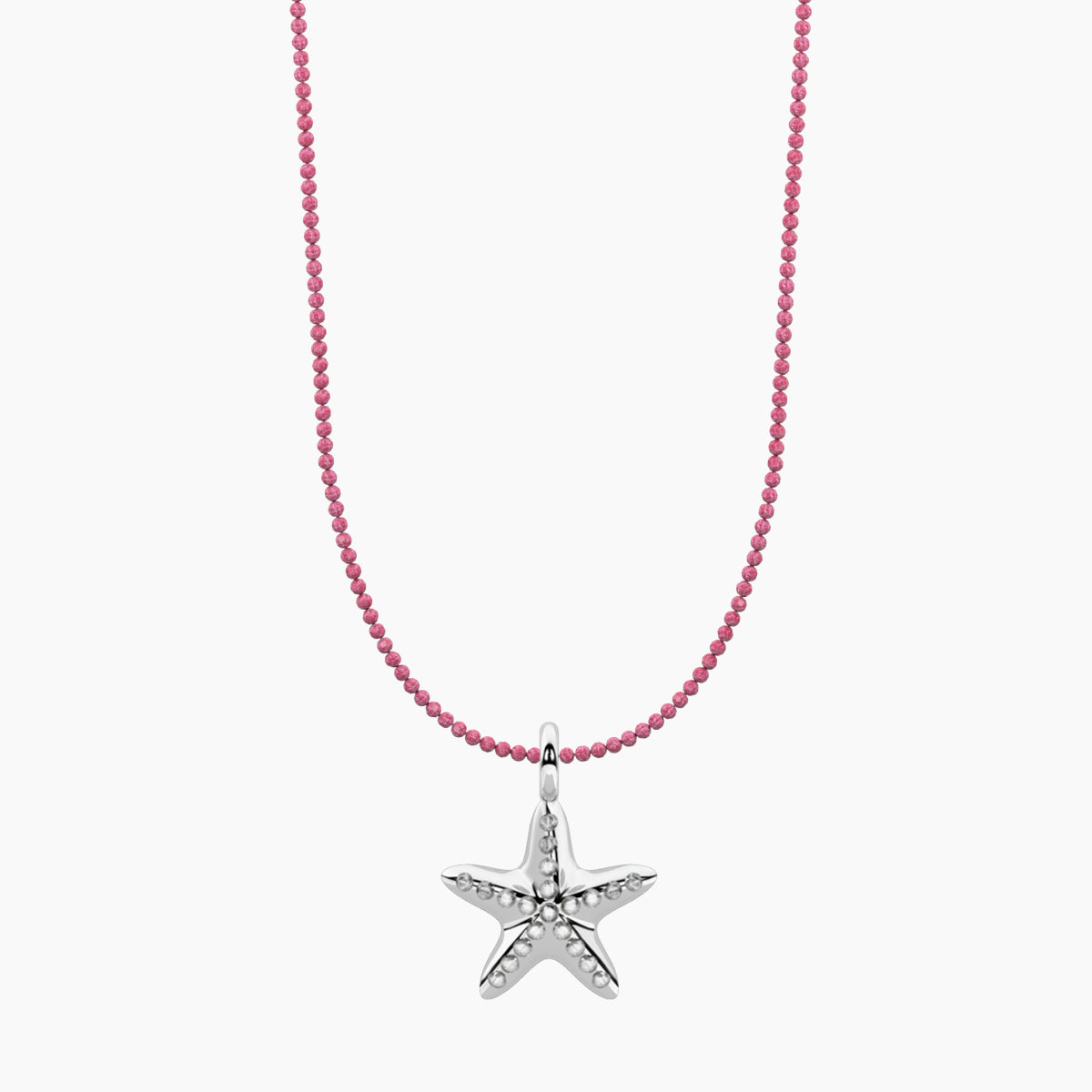 Collana SEÑORITA rubino con ciondolo STARFISH 