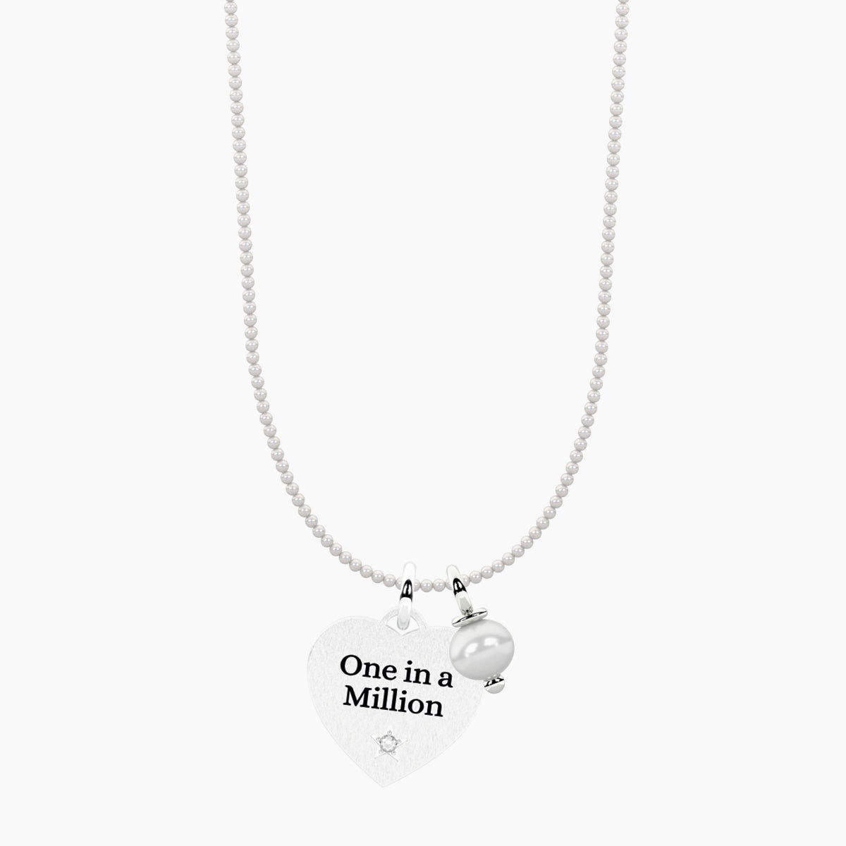 Collana componibile SEÑORITA con perle conchiglia e ciondolo ONE IN A MILLION